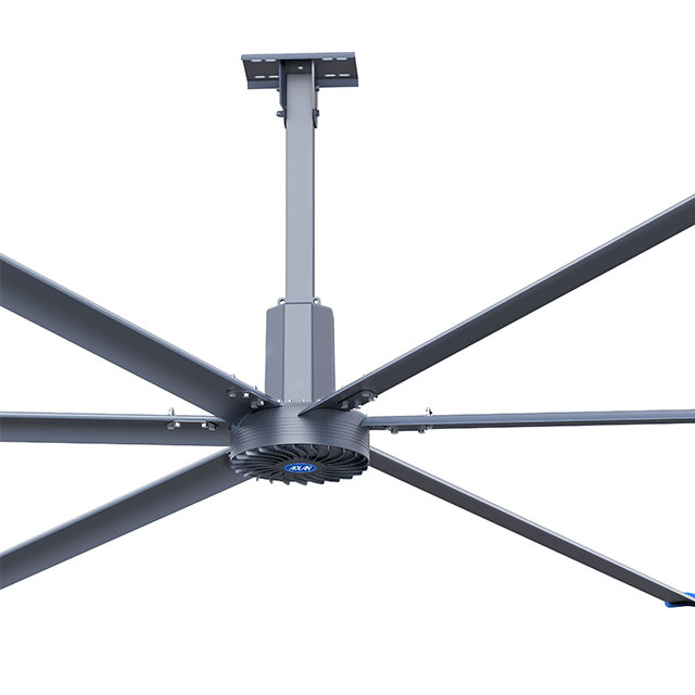 Hvls Ceiling Fan (3.7-7.3M) Low Noise Energy Efficient for Workshop, Airport, Warehouse