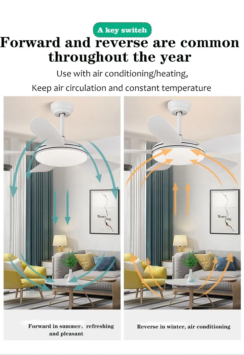 52 Inch Commercial Ceiling Fan Lamp