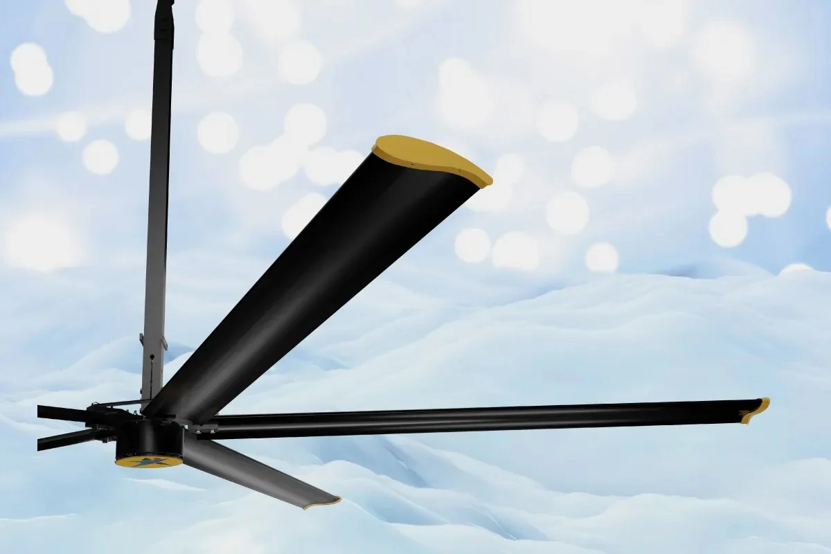 Austar Industrial HVLS Ceiling Fan High Volume Low Speed Large Blade Aluminum Alloy 3-Year Warranty Keypad Android Control