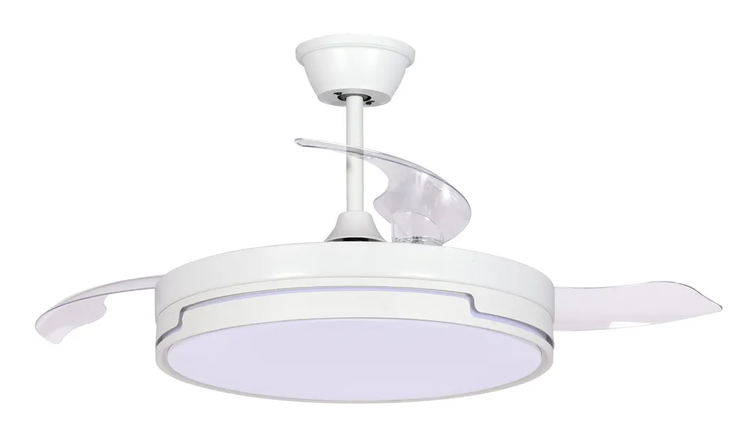 Home Use Ceiling Fan 42 Inch with LED Light Invisible