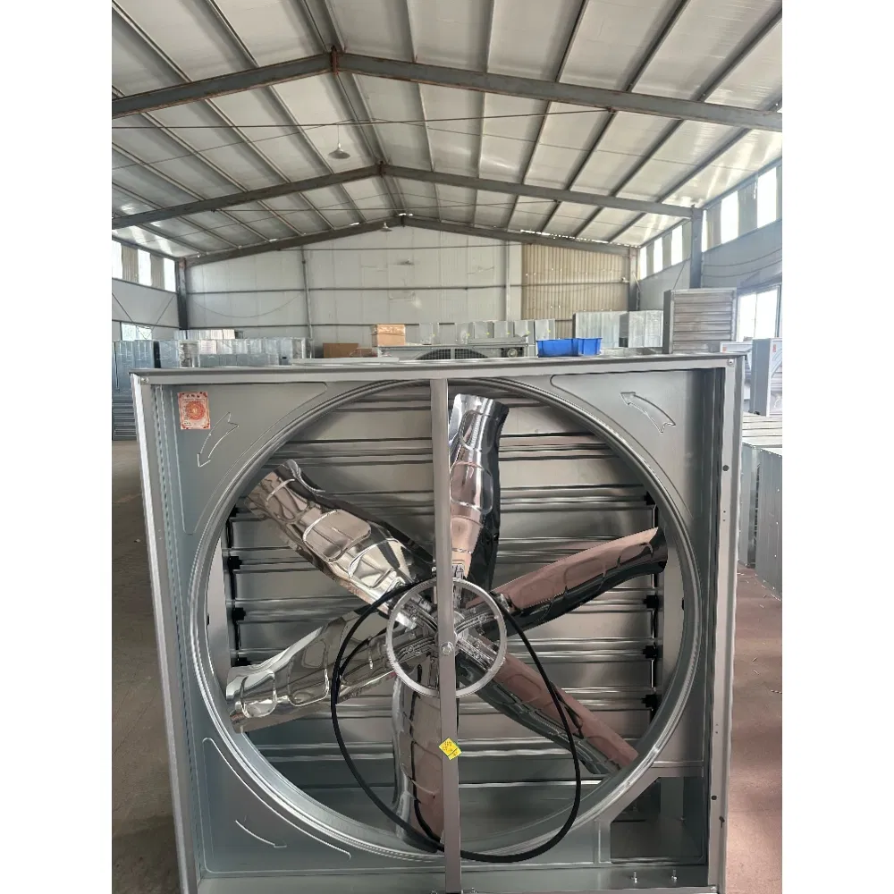Low Profile Drop Hammer Exhaust Fan for Ceiling Mounting in Parking Garages