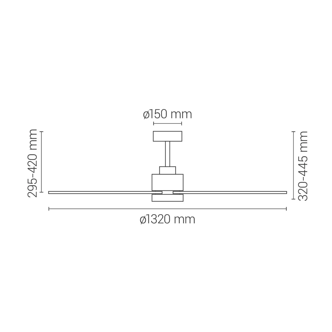 Smart Control Fan Light Plywood Blade Low Profile Remote Control Ceiling Fan with Lighting