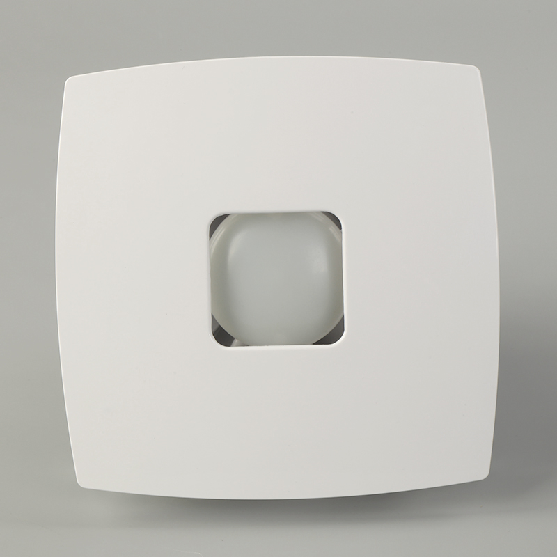 Compact White Energy-Efficient Ceiling Exhaust Fan for Restaurants