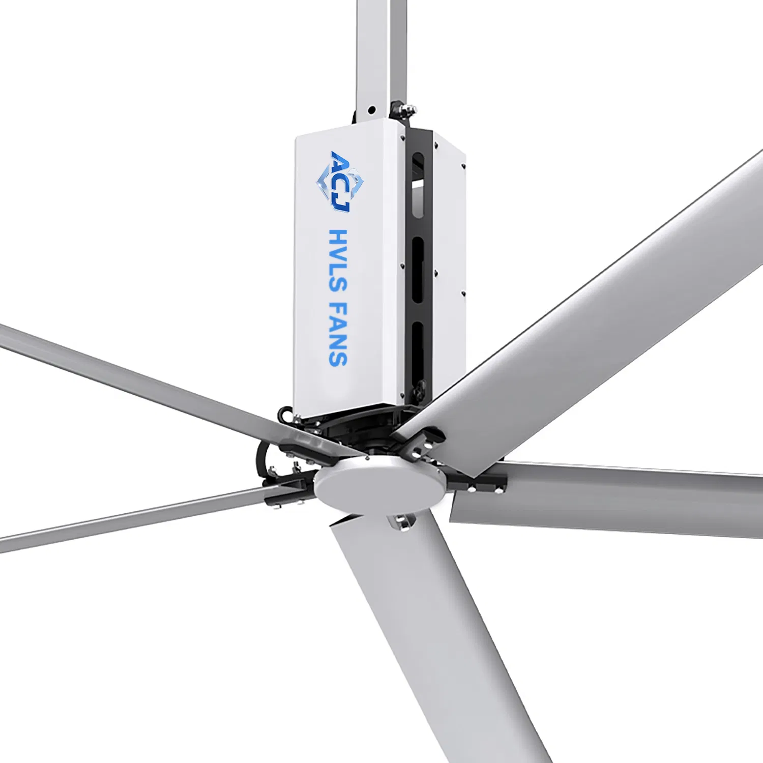 Industrial Hvls Fan Ceiling Exhaust Electric Standing Wall Floor Pedestal Stand Motor Large Big Ass Cooling 220V Fan 7.3m 24FT 6.1m 20FT 5.5m 18FT 4m 13FT 3m