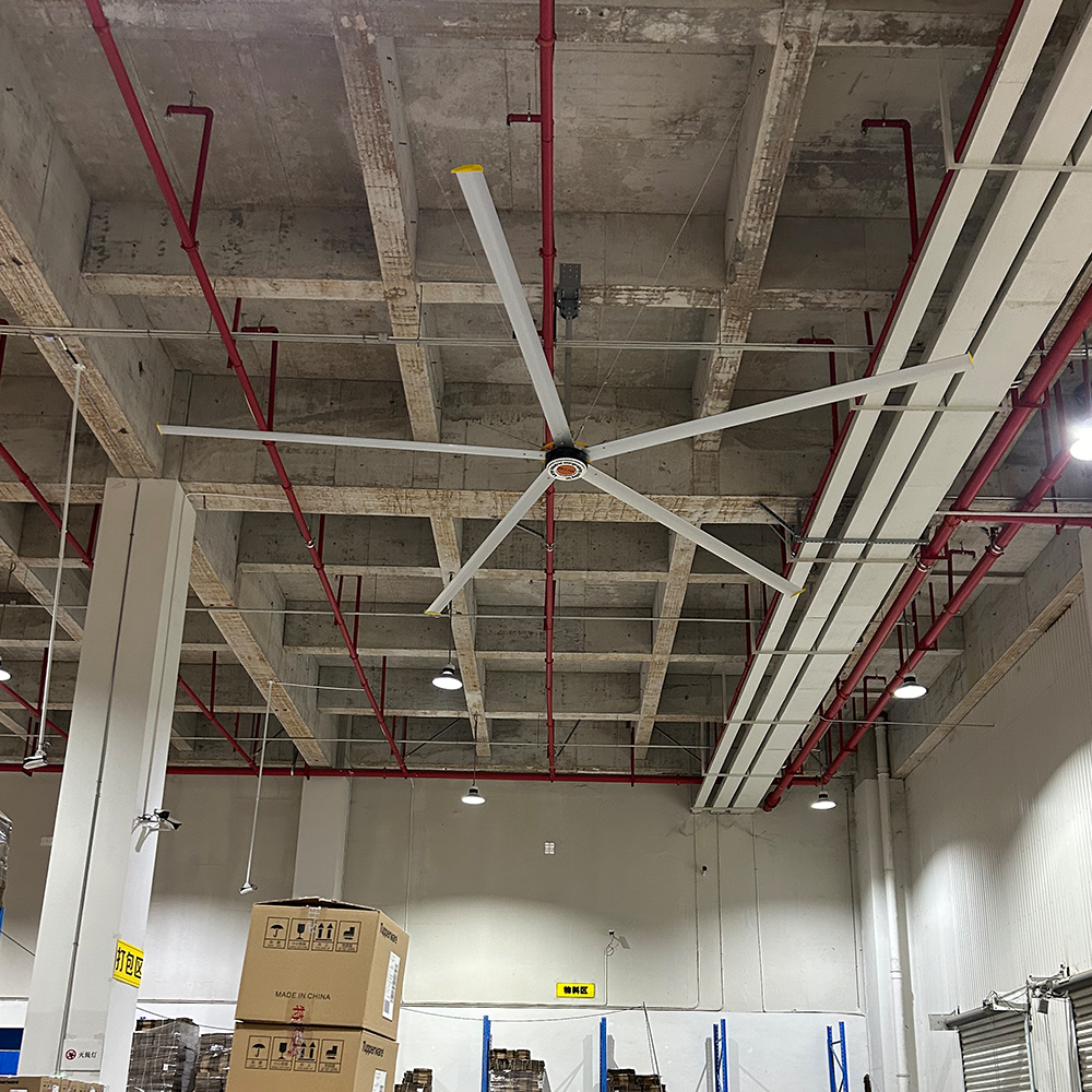 24ft Durable Industrial Ceiling Fans: Weather-Resistant for Indoor &amp; Semi-Outdoor Spaces