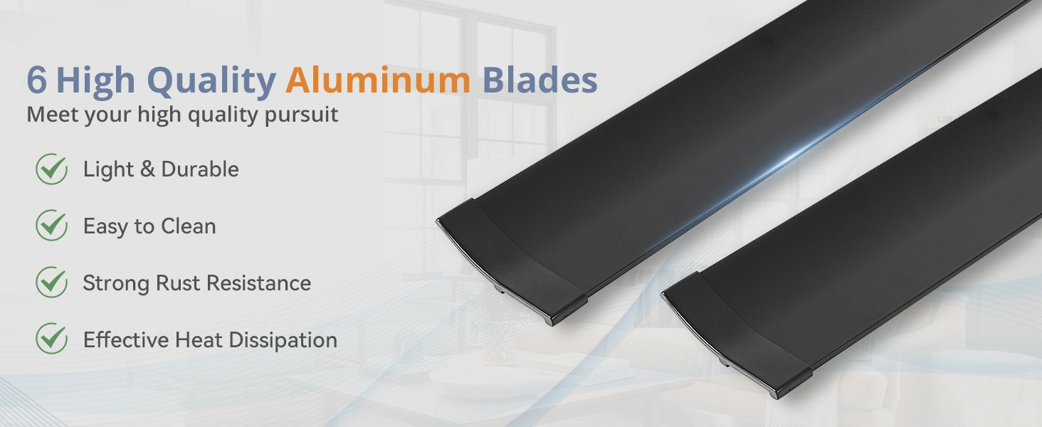 6 High Quality Aluminum Blades