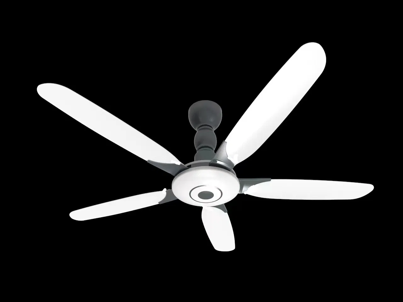 56 Inch 12V DC Energy Saving Solar Ceiling Fan with Remote Control DC-CF07
