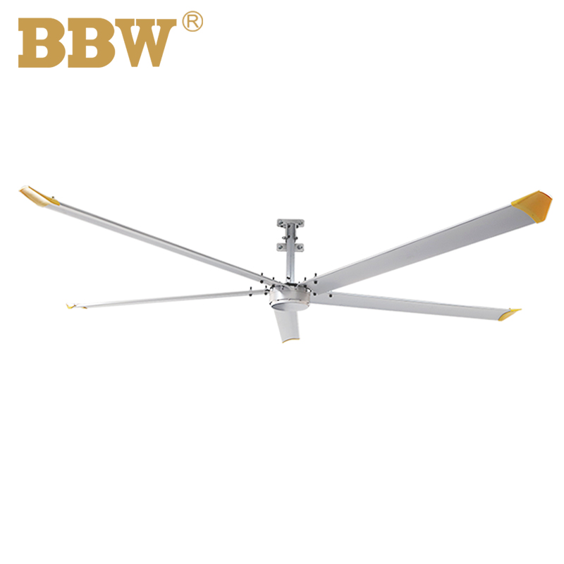 Industrial Ceiling Fan PMSM Motor Direct Drive 10ft HVLS Low Speed Ventilation Cooling Fan Big Fan For Industrial &amp; Commercial