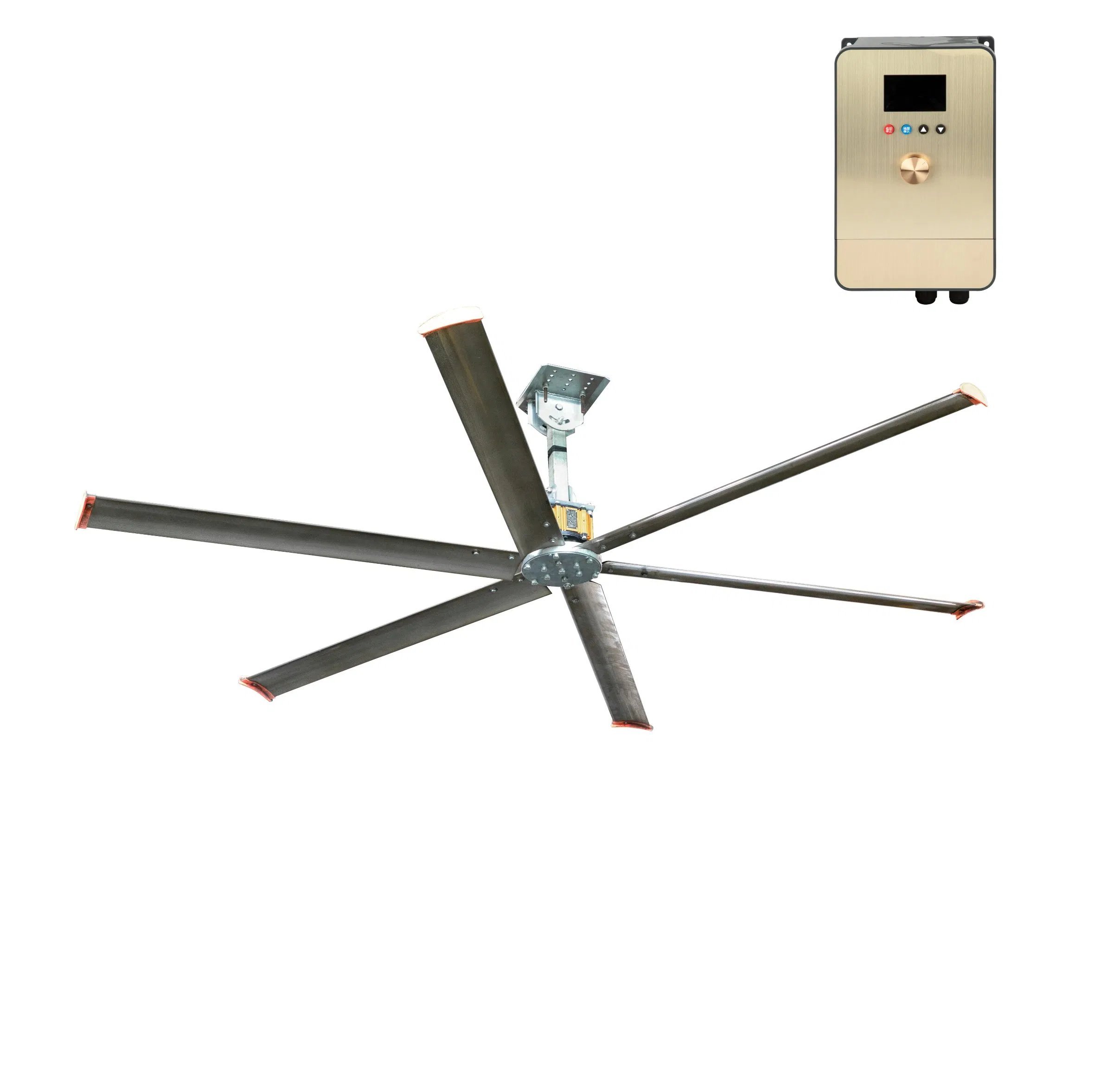 24FT Energy-Efficient 220V Industrial Ceiling Fan with Remote Control