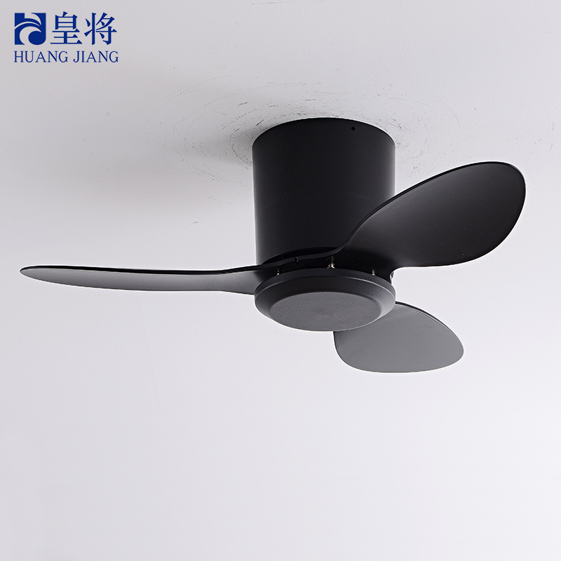 Premium 25" Electric Hotel Use 3-Blade ABS Ceiling Fan Remote Control Modern Design Ultra-Silent BLDC Motor