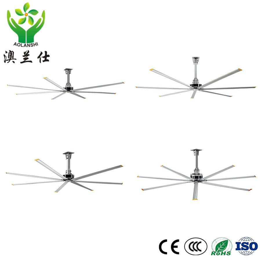 Heavy-Duty Large Commercial Low Noise Pmsm Hvls Industrial Ceiling Fan