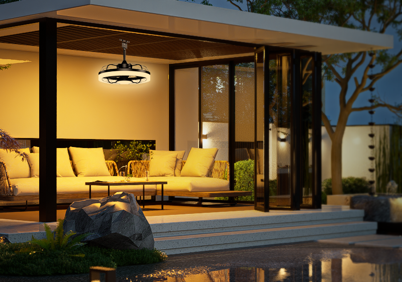 Outdoor Caged Ceiling Fan Banner Spec Details