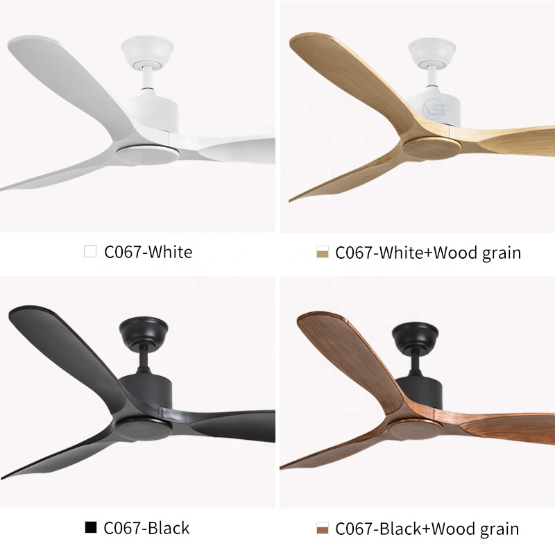 C067 52 Inch DC Motor Ceiling Fan Without Light
