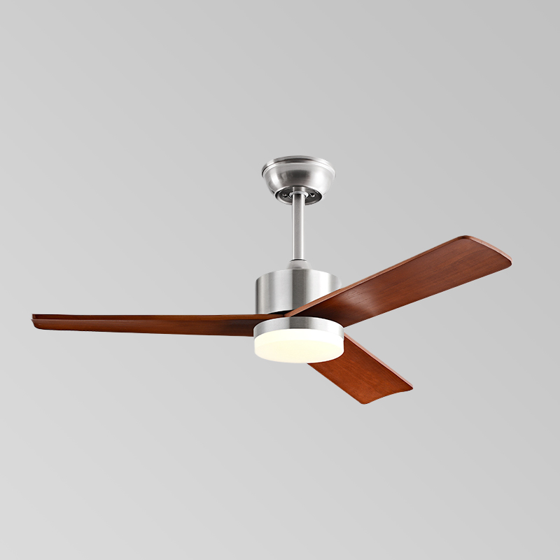 Factory Direct Ceiling Fans with Lights and Remote Dimmable 3CCT Reversible DC Motor Wood Blades for Bedroom Living Room