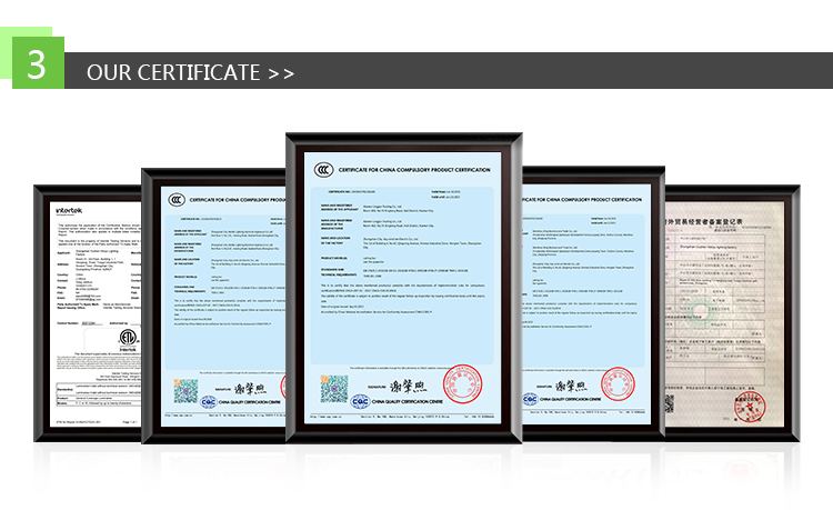 Our Certificate