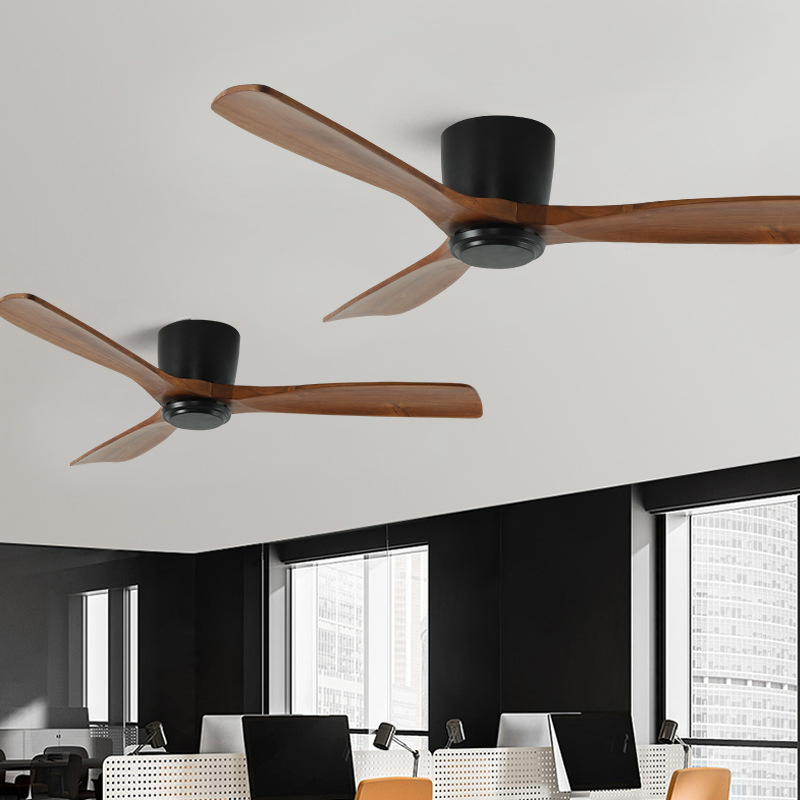 52 Inch Ceiling Fans with Lights and Remote Control, 3 Down Rods Outdoor Ceiling Fan with Light, Dimmable LED Light, Noiseless Motor &amp; 3 Reversible Wood Blades