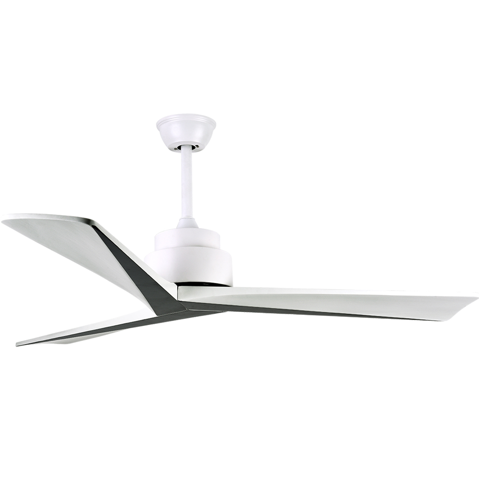 #3119 Factory Direct 52-Inch 3 Solid Wood Blades Silent DC Motor Decorative Ceiling Fan With Remote Control For Households