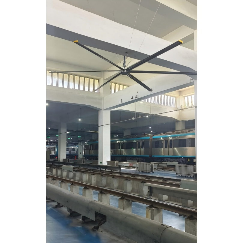 Long Life Powerful LED Cooling Industrial Ceiling Fan for Factory