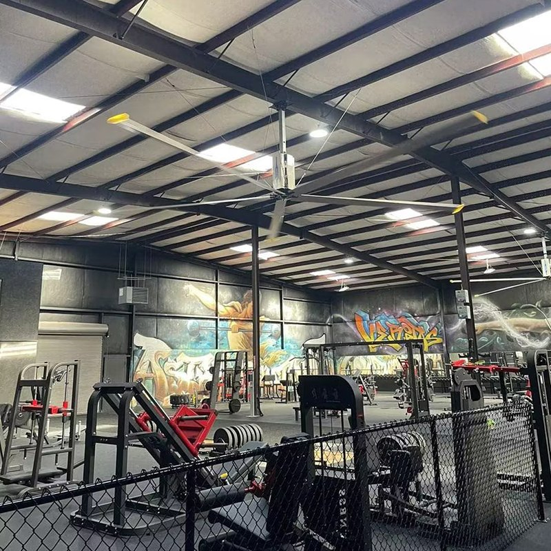 Julai Fans 24FT 1.5kw Hvls Industrial Large Ceiling Fan for Warehouse Ventilation