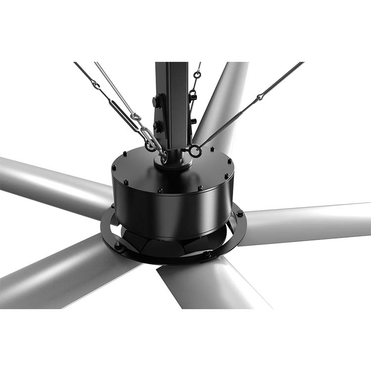 12 Ft 3.6M Industrial HVLS Ceiling Fan with 220V Motor High Volume Low Speed Ventilation for Better Airflow