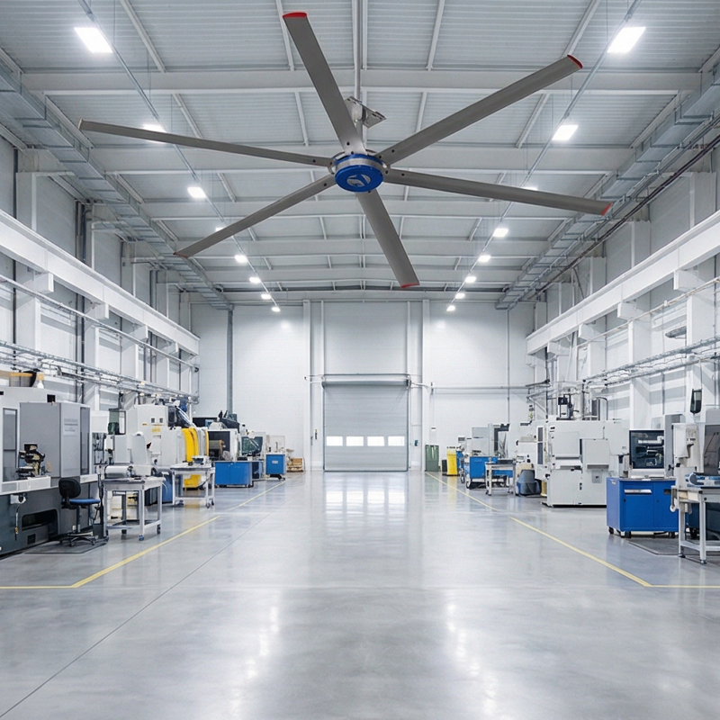 High-Tech Industrial Ceiling Fan for Indoor and Outdoor Spaces