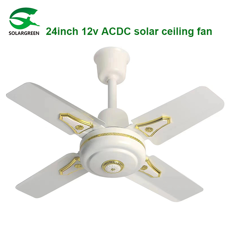 Strong Wind Acdc Flush Mount Ceiling Fan 24 Inch