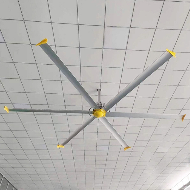 24FT Energy-Efficient 220V Industrial Ceiling Fan with Remote Control