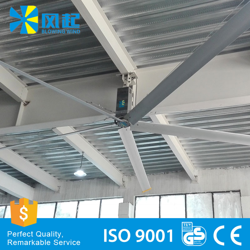BLOWING up Most Popular Industrial HVLS Ceiling Fan with Aluminum Alloy Blades 380V/220V OEM