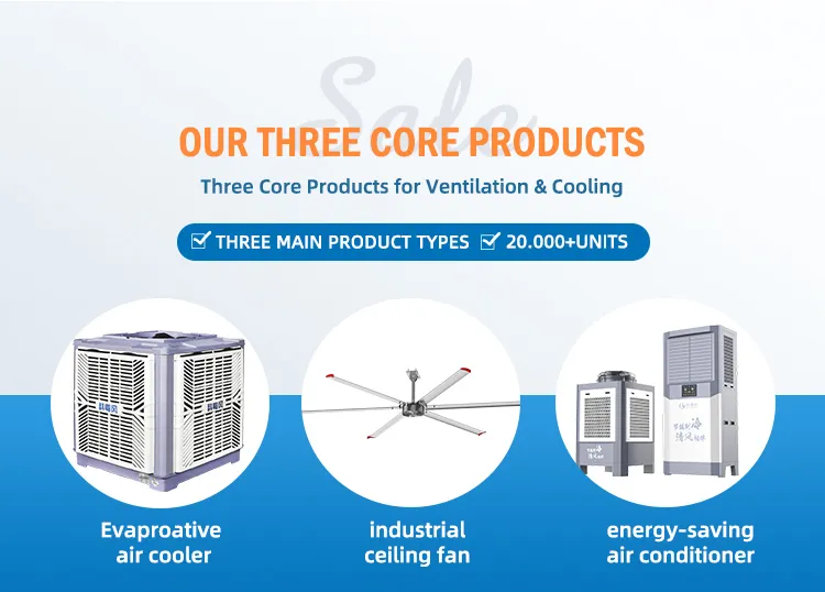 High-Tech Industrial Ceiling Fan for Indoor and Outdoor Spaces