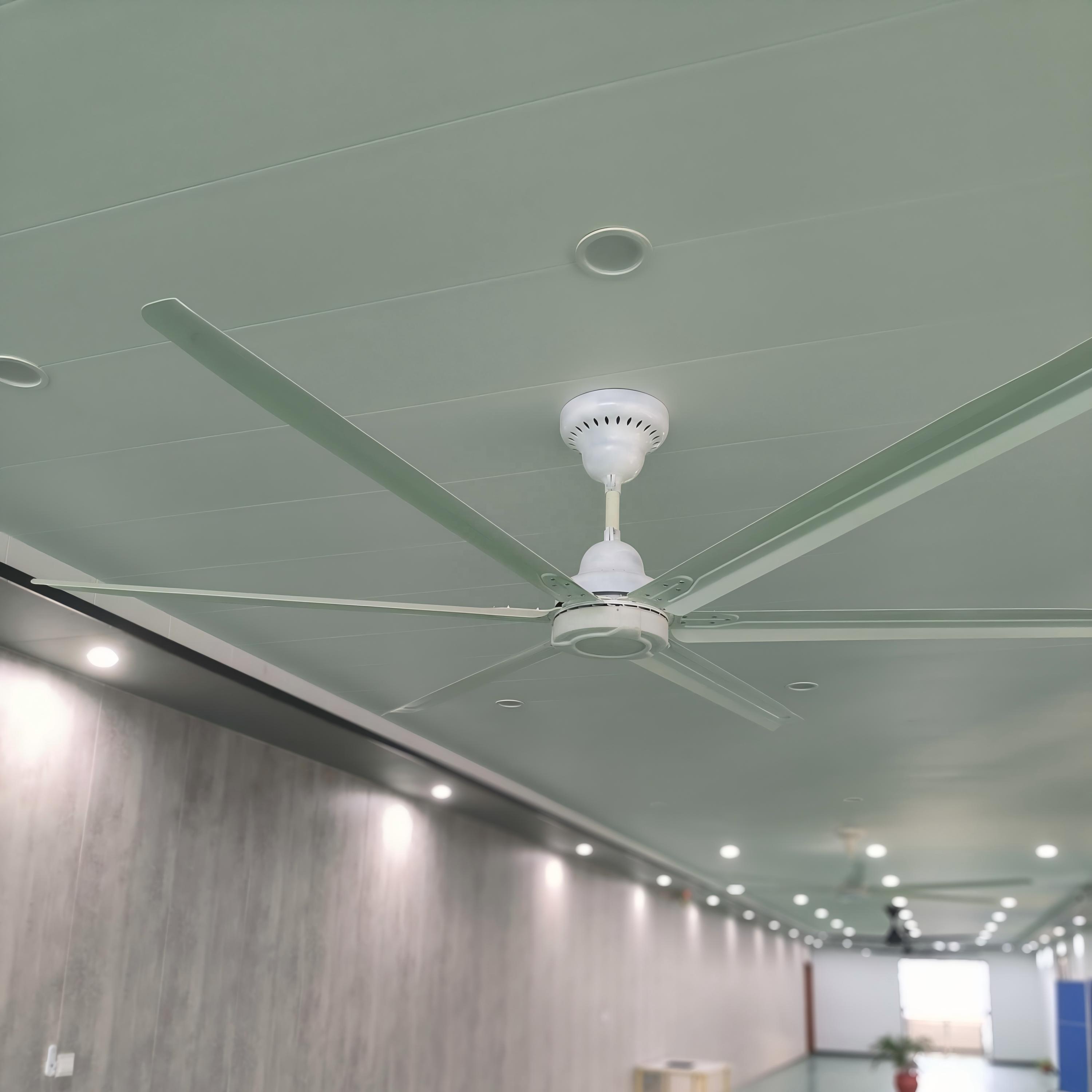 AipuFans Commercial Industrial Use 1.5m 2m 2.5m 3m HVLS Fan Big Volume 6 Blades Ceiling Fan For Restaurant Gym Large Venue