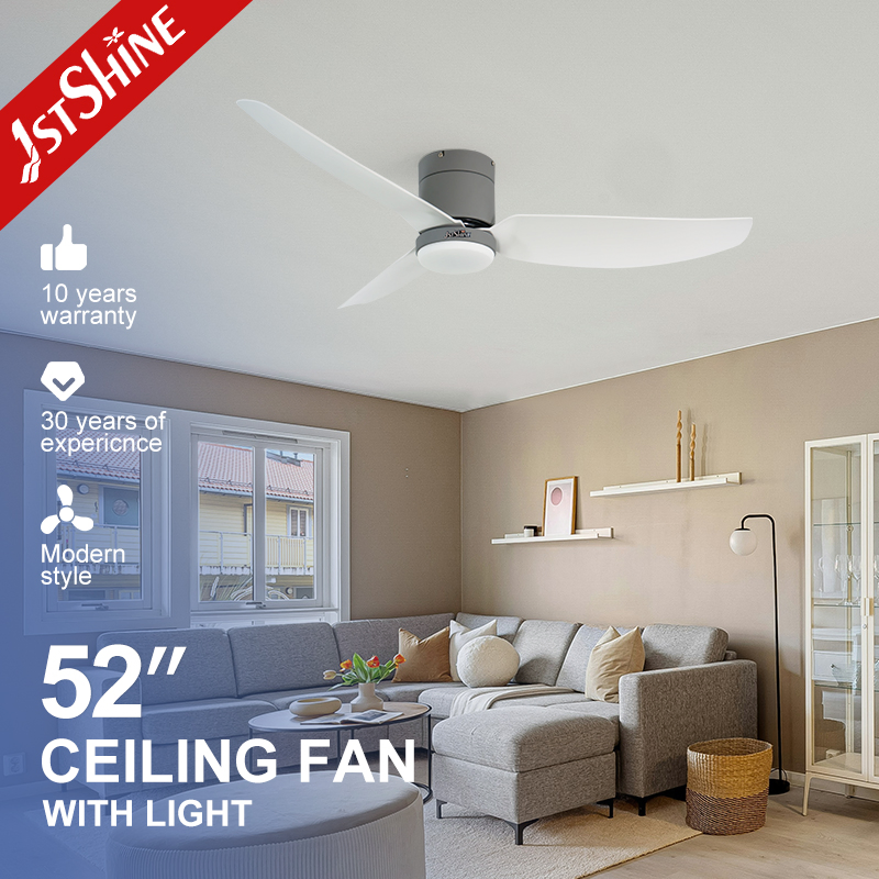 1stshine LED Ceiling Fan LED Design ABS Blades Ceiling Fans with 6 Speeds Remote