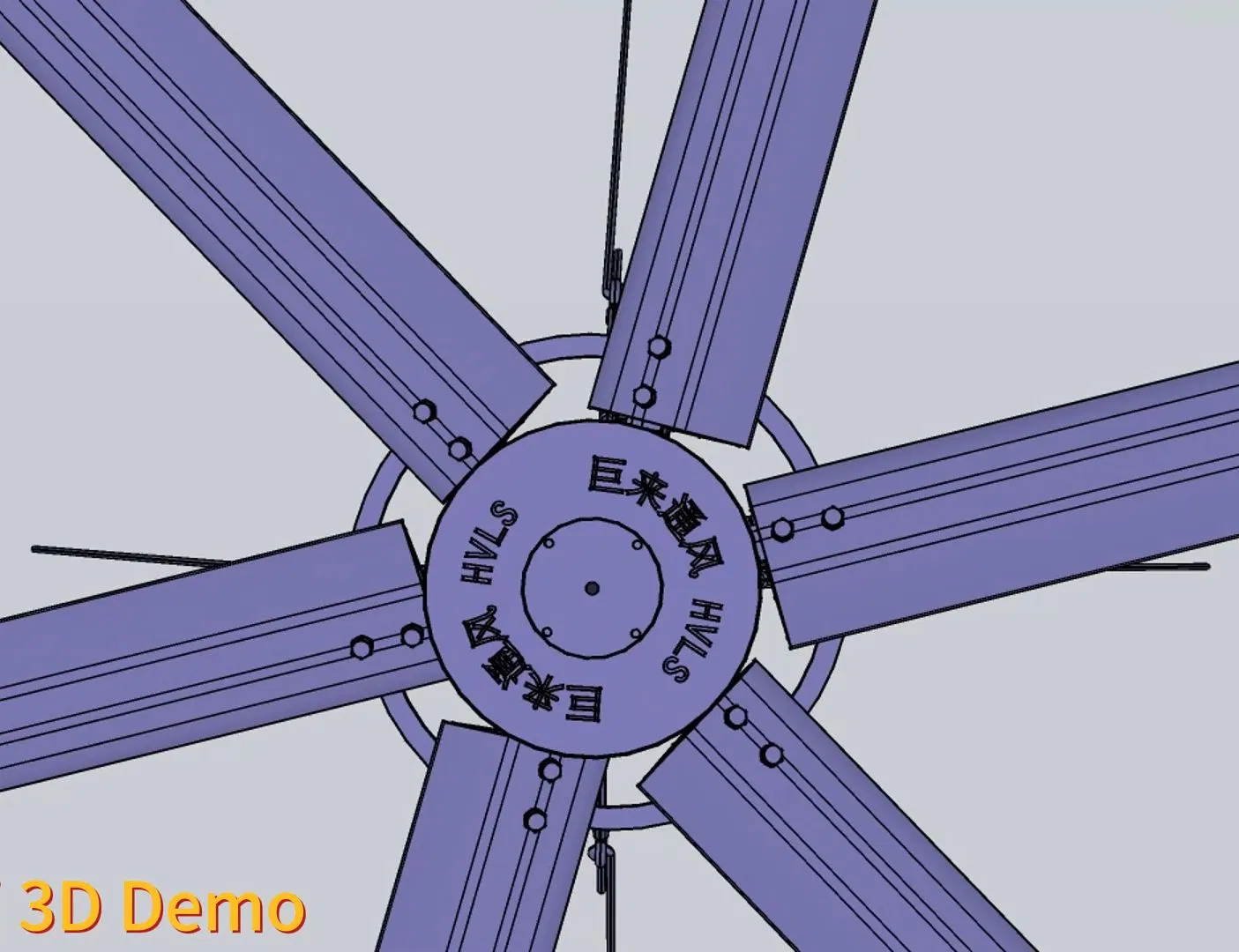 Ceiling Fans Manufacturer 13FT 6 Blade Ceiling Fan for Commercial