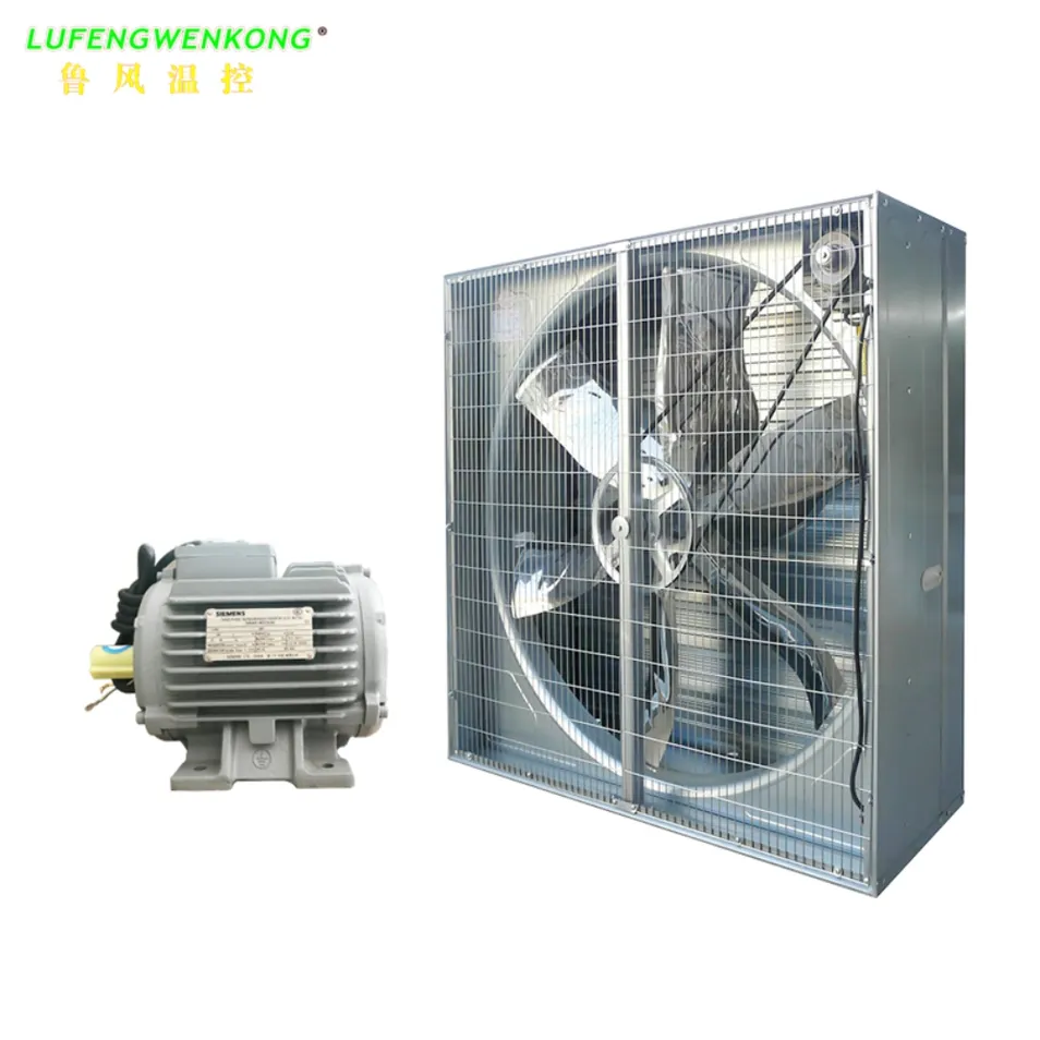 Low Profile Drop Hammer Exhaust Fan for Ceiling Mounting in Parking Garages