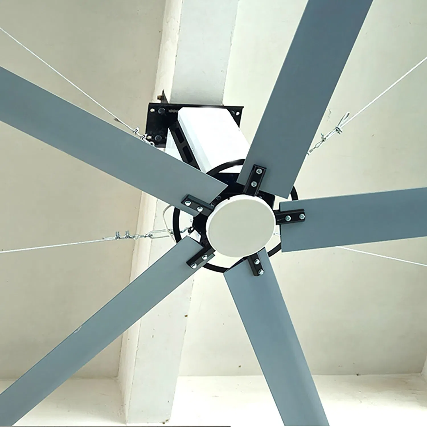 Industrial Hvls Fan Ceiling Exhaust Electric Standing Wall Floor Pedestal Stand Motor Large Big Ass Cooling 220V Fan 7.3m 24FT 6.1m 20FT 5.5m 18FT 4m 13FT 3m