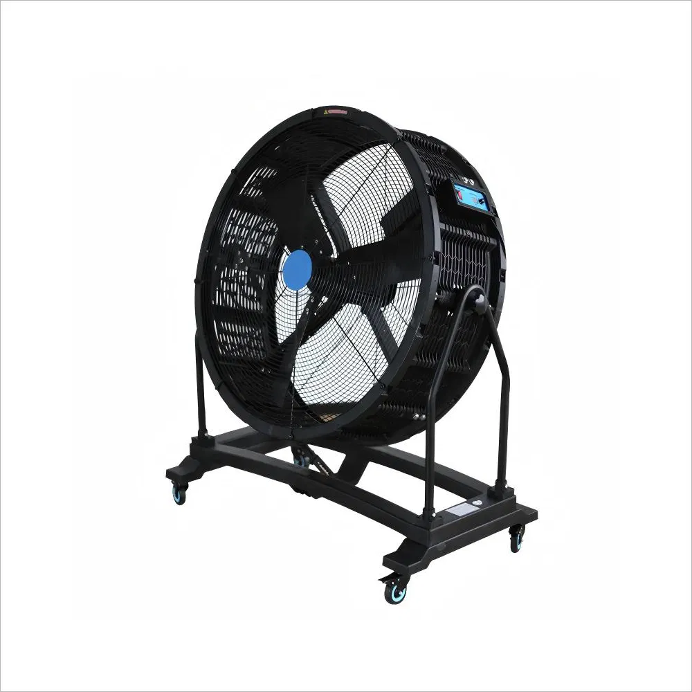 Mobile Industrial Standing Fan Movable Industrial Ceiling Fan with Wheel Portable Drum Fan Commercial