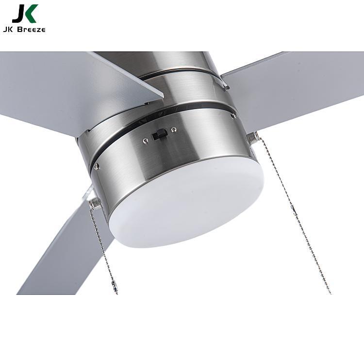 JK ZS-46-22001BN Modern Home Decor 46 Inch Blade Fan Lamp Led Ceiling Fan With Light