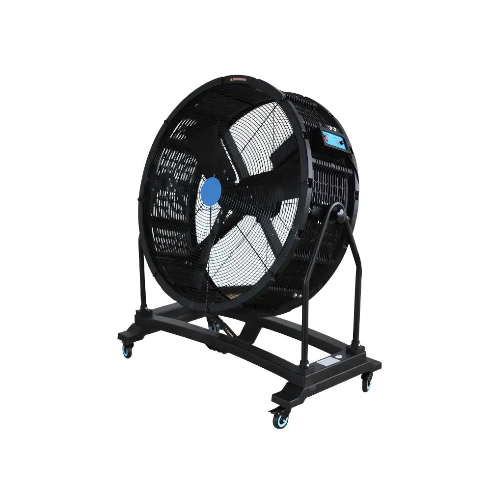 Mobile Industrial Standing Fan Movable Industrial Ceiling Fan with Wheel Portable Drum Fan Commercial