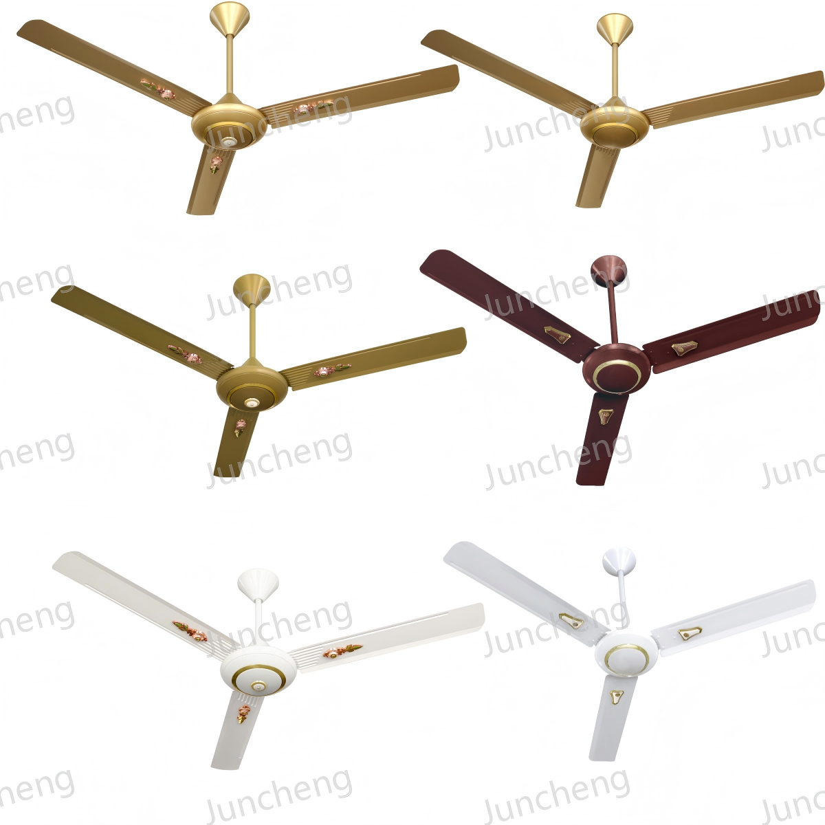 48/56/60 Inch National Industrial Ceiling Fans with Copper Motor Metal Blade KDK Design Decorative Ceiling Fan