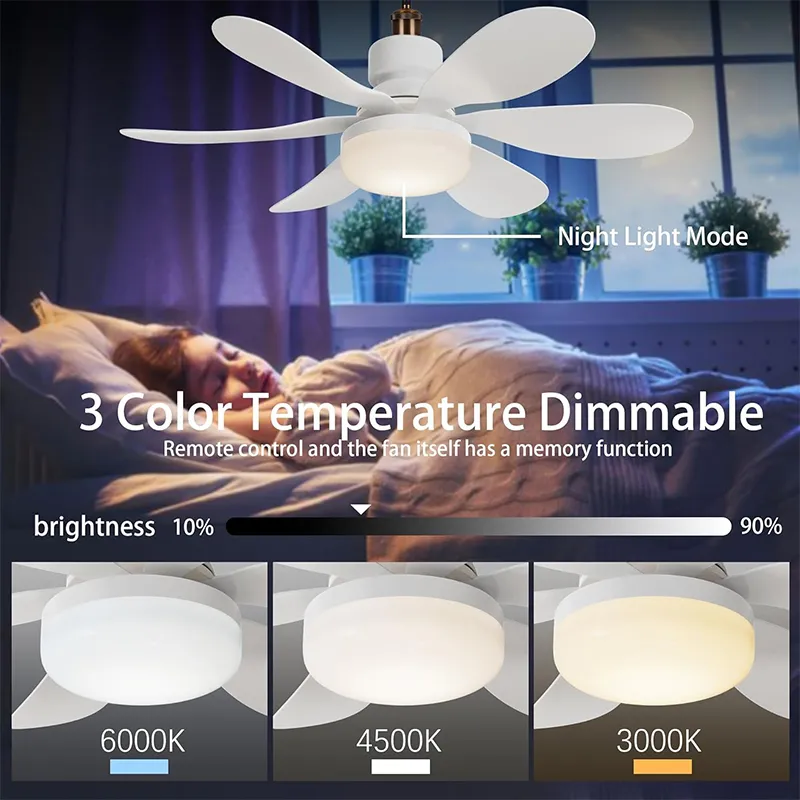 Remote Control Fan Lamp