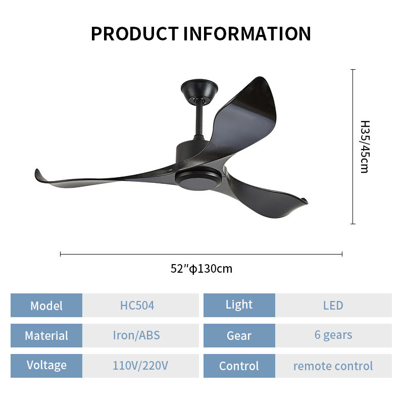 Durable Concealed Plastic ABS Blades Ceiling Fan Without Light Sleek Low-Profile Design with Energy Efficient &amp; Quiet Operation