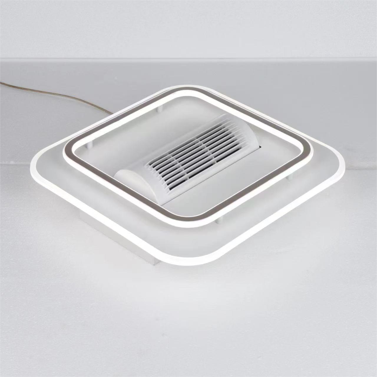 Hot Selling Modern Negative Ion Remote Control Ceiling Bladeless Ceiling Fan with Light and Fan Light That Circulates Indoor air