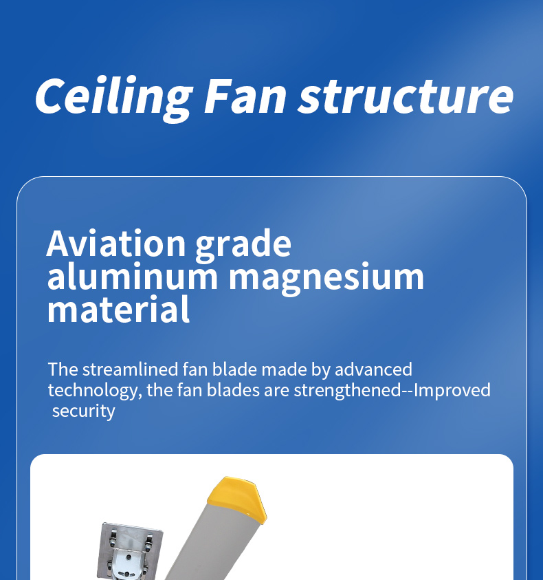 8FT 9FT 10FT Low RPM Wholesale HVLS Commercial Ceiling Fan