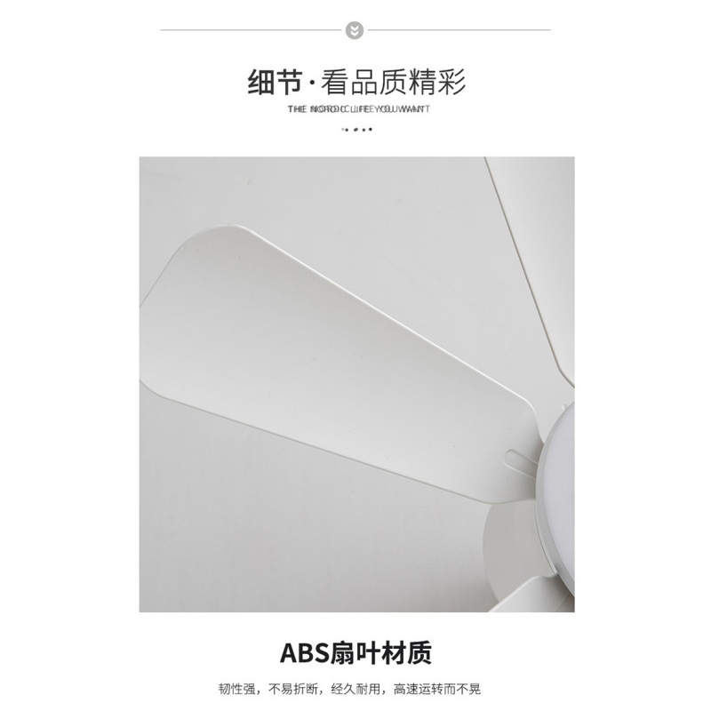 Decorative Ceiling Fan with LED Remote Control Suitable for Bedroom Living Room