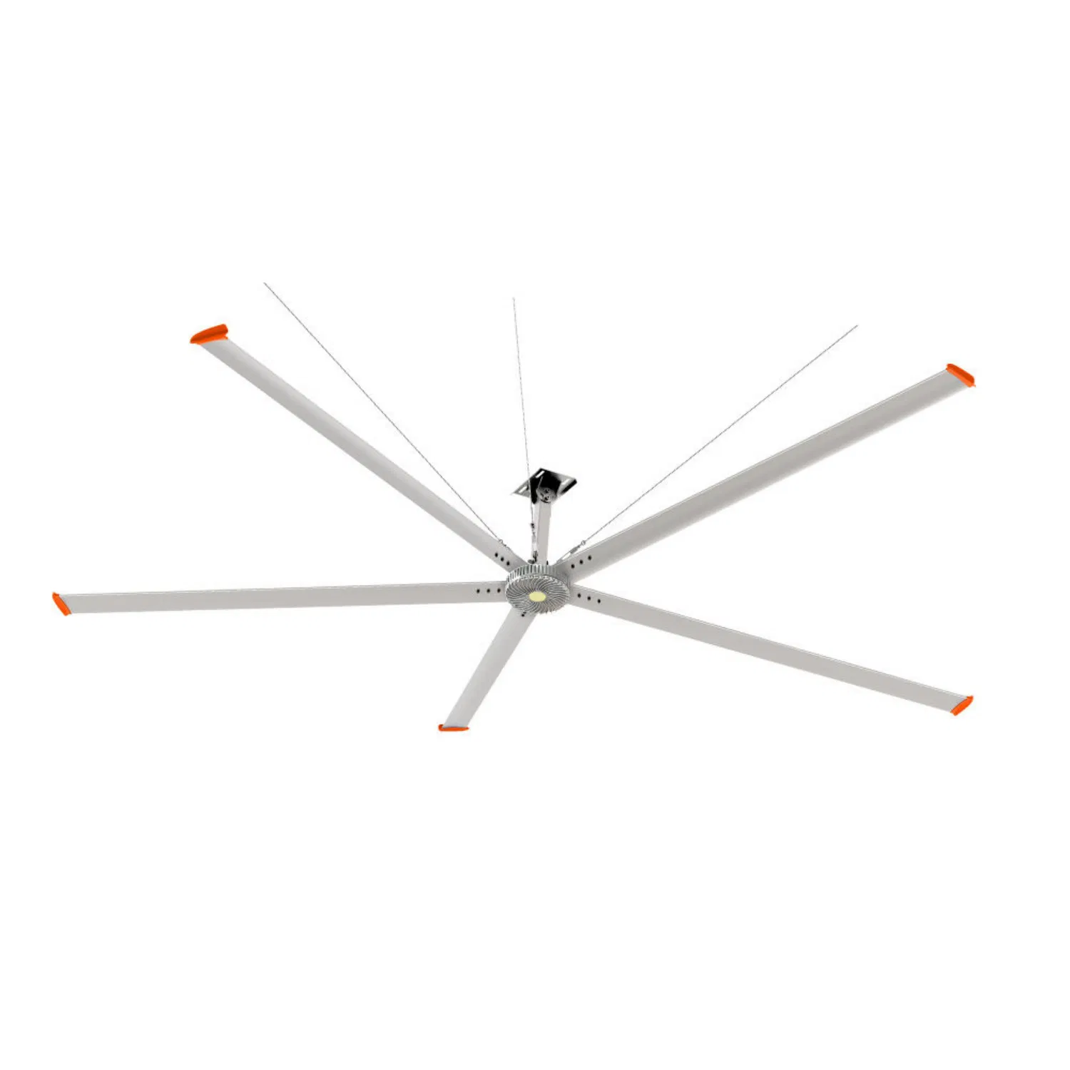 Industrial 5-Blade 5.5m 18FT 5500mm 18feet Metal Explosion-Proof Fan 1000W Energy Saving Commercial Use Ceiling-Mounted Mechanical Control