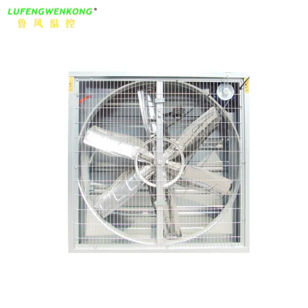 Low Profile Drop Hammer Exhaust Fan for Ceiling Mounting in Parking Garages