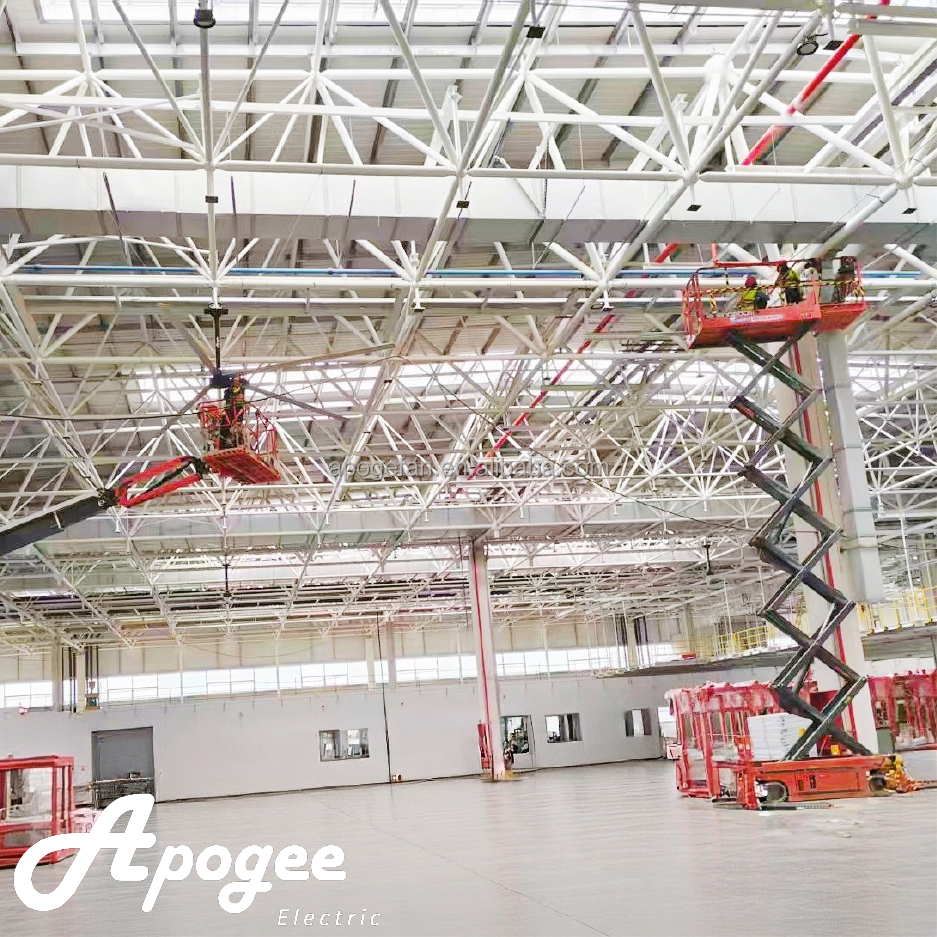 HVLS Ceiling Fan Operation
