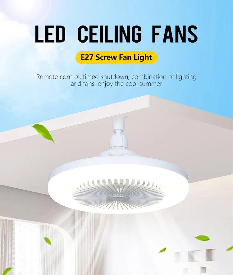 Ceiling Fans with Remote Control and Light