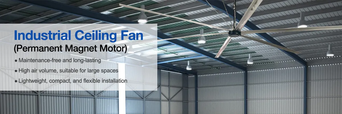 Direct Drive Hvls Industrial Ceiling Fan