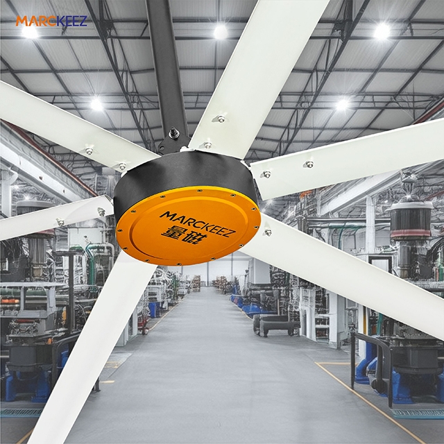 4.9m 16ft Low Noise Big Air 220v DC Motor Big Ceiling Fan HVLS Fans With Certificate