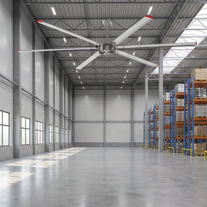 Industrial Low Profile 5.5m Hvls Ceiling Fan for Large Spaces